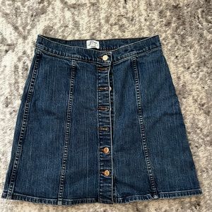 J crew denim skirt
